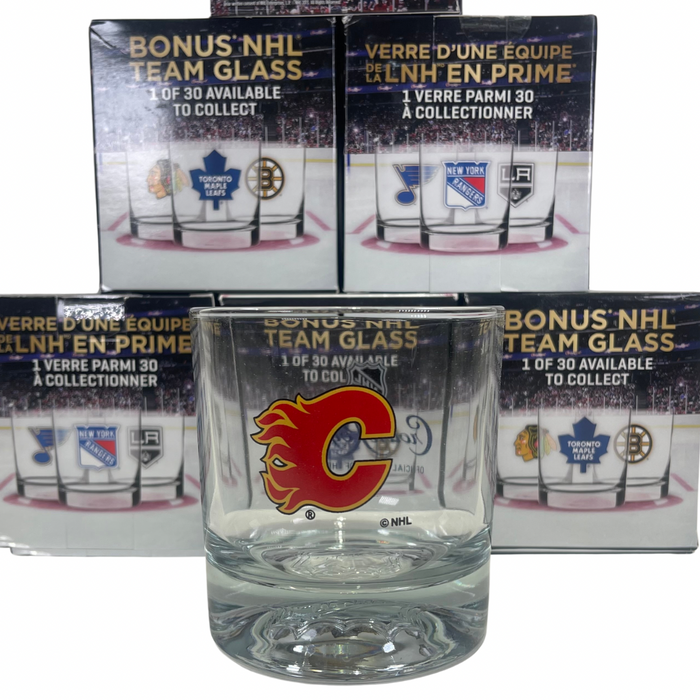NHL Crown Royal Whisky Tumblers Glass Collection (30 Teams)