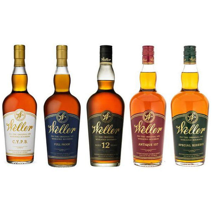 Weller Bourbon Five Bottle Bundle