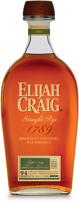Elijah Craig Straight Rye Whiskey