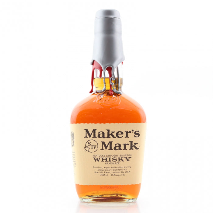 Maker's Mark 2002 Ohio State NCAA Championship Silver/Red Wax Kentucky Straight Bourbon Whisky