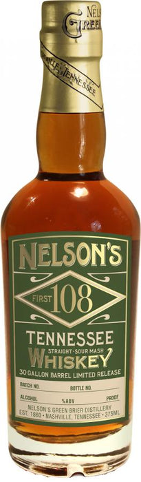 Nelson's First 108 Tenessee Straight Bourbon Whiskey