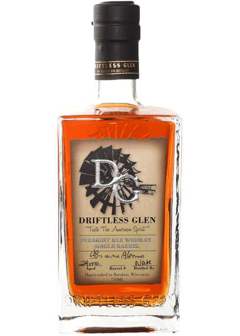 Driftless Glen Single Barrel Barrel Select Straight Rye Whiskey