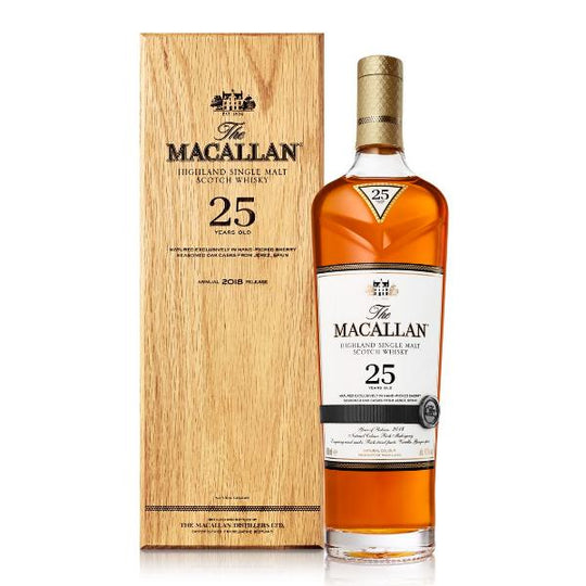 The Macallan Sherry Oak 25 Year Old Single Malt Scotch Whisky 2019