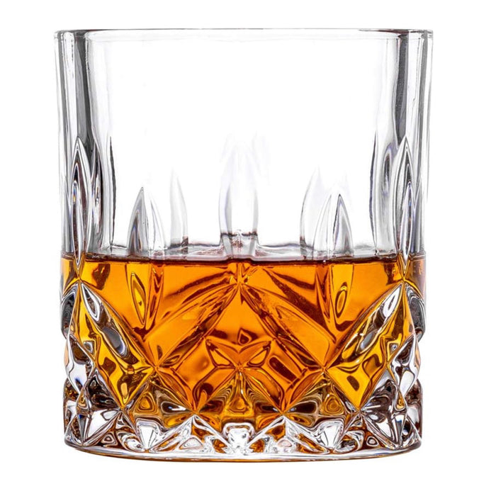 Old Fashioned Crystal Whiskey Glass’s Set of 4 With Gift Box