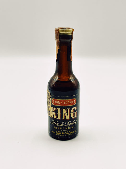 Brown Forman's King  Kentucky Straight Bourbon 1963 Release 187ml