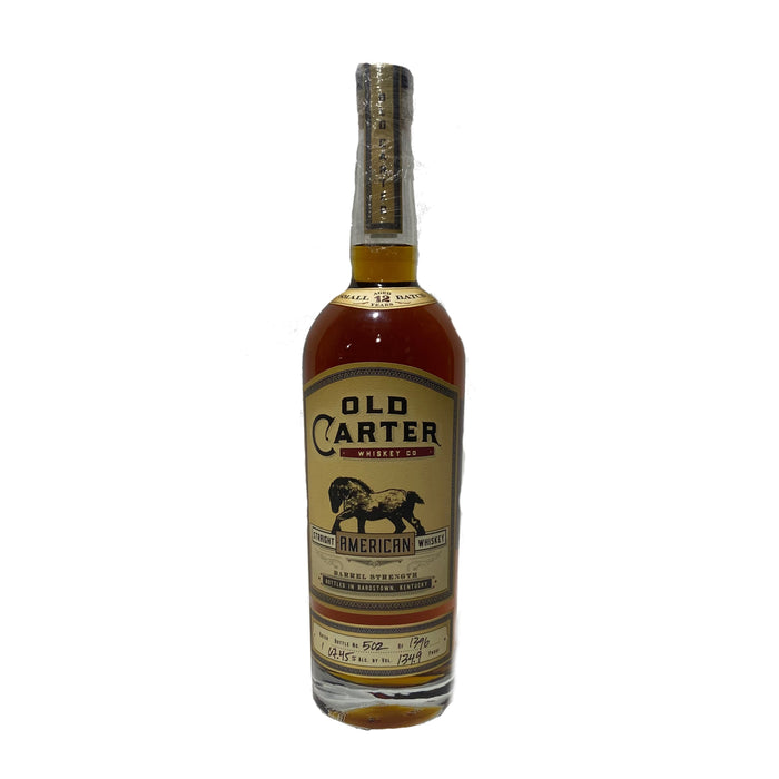 Old Carter Barrel Strength Straight American Whiskey Batch 1 134.9 proof