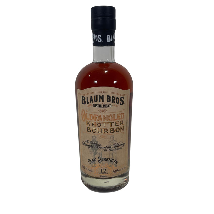 Blaum Bros 12 Year Old Oldfangled Knotter Cask Strength Bourbon Whiskey 105.7 Proof