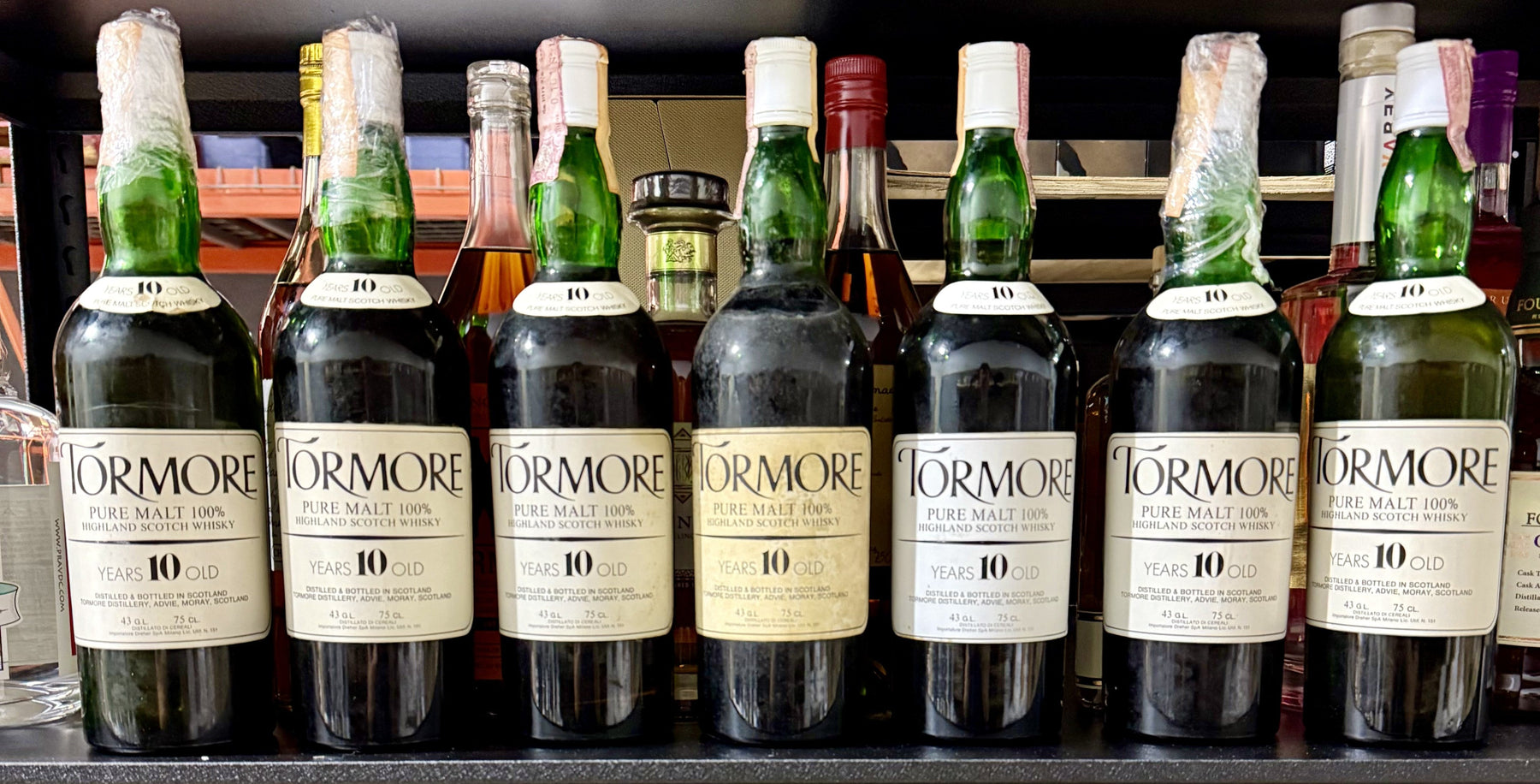 A Timeless Collection of Italian Import Tormore 10: Golden Era of Scotch & Beyond