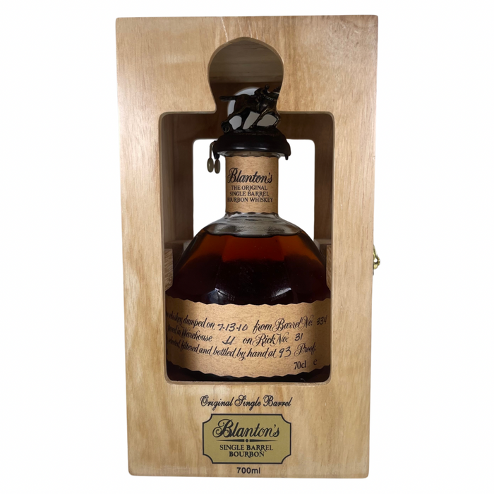 2010 Blanton's Original Wooden Gift Box Edition Kentucky Straight Bourbon Whiskey