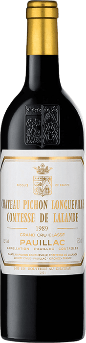 1989 Chateau Pichon Longueville Comtesse de Lalande 750ml