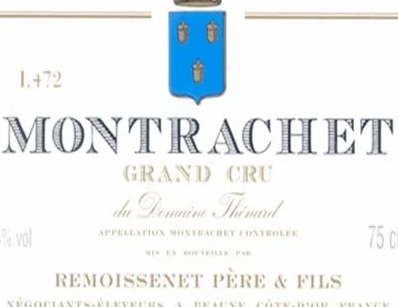 2000 Remoissenet Pere & Fils Domaine Baron Thenard Montrachet Grand Cru 750ml