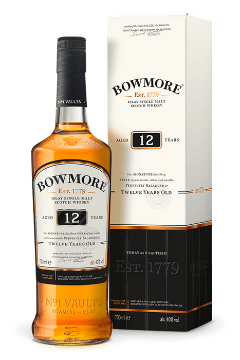 Bowmore 12 Year Old Single Malt Scotch Whisky 750ml
