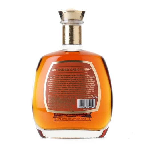 1792 Extended Rum Cask Finish Bourbon 750ml Back