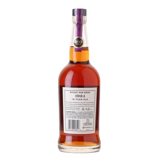 1924 Old Forester 10 Year Old Kentucky Straight Bourbon 750ml Back