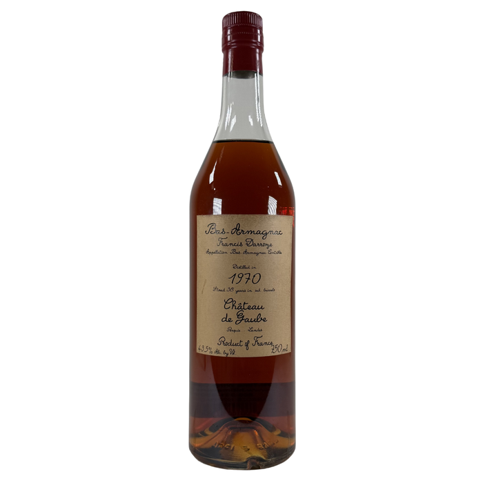 1970 Francis Darroze Unique Collection Chateau de Gaube Bas Armagnac 750ml