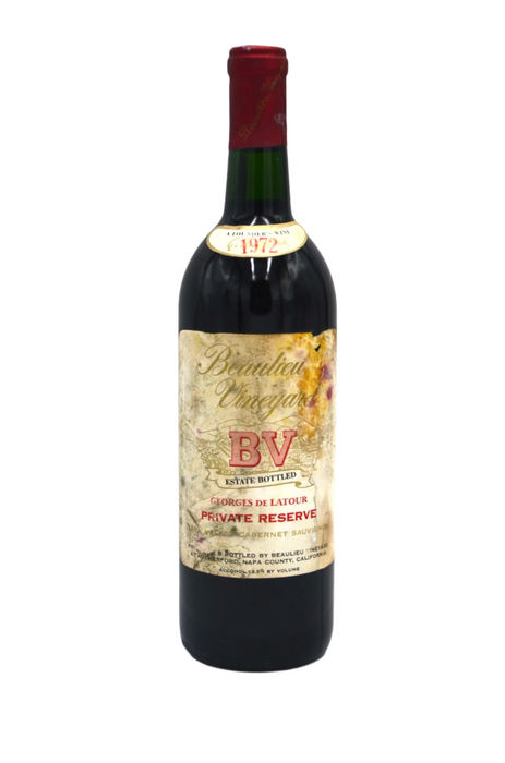 1972 Beaulieu Vineyard BV Georges de Latour Private Reserve Cabernet Sauvignon 750ml