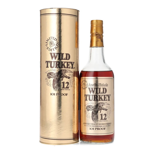 1985 Wild Turkey 12 Year Old Gold Foil Kentucky Bourbon 750ml