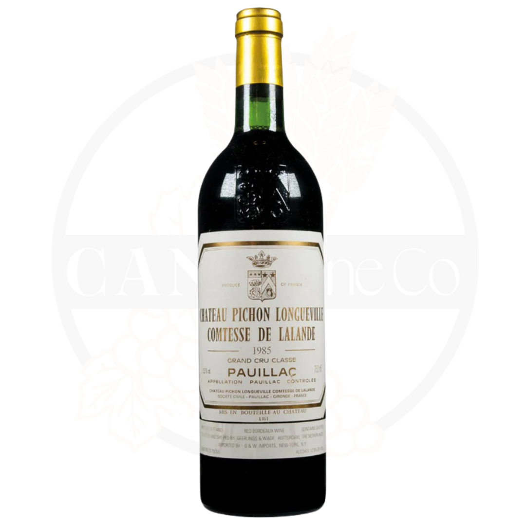 Château Pichon Longueville 1985 1985 Chateau Pichon Longueville Comtesse de Lalande 750ml - Cana