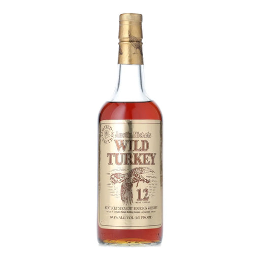 1991 Wild Turkey 12 Year Old Gold Foil Kentucky Bourbon 750ml Bottle