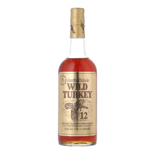 1992 Wild Turkey 12 Year Old Gold Foil Kentucky Bourbon 750ml Bottle