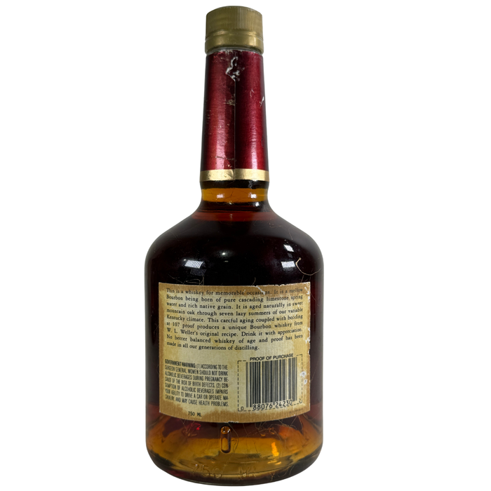 1995 W. L. Weller Old Weller Antique 107 7 Year Old Gold Vein Kentucky Straight Bourbon Whiskey 750ml