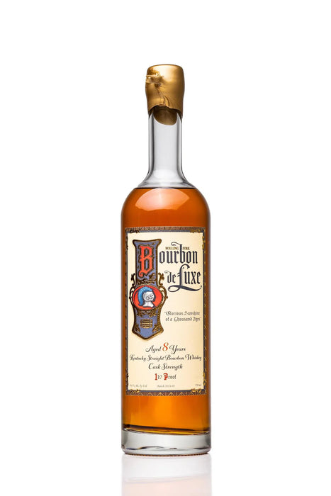 Bourbon de Luxe 8 Years Old Cask Strength Kentucky Straight Bourbon Whiskey 750ml