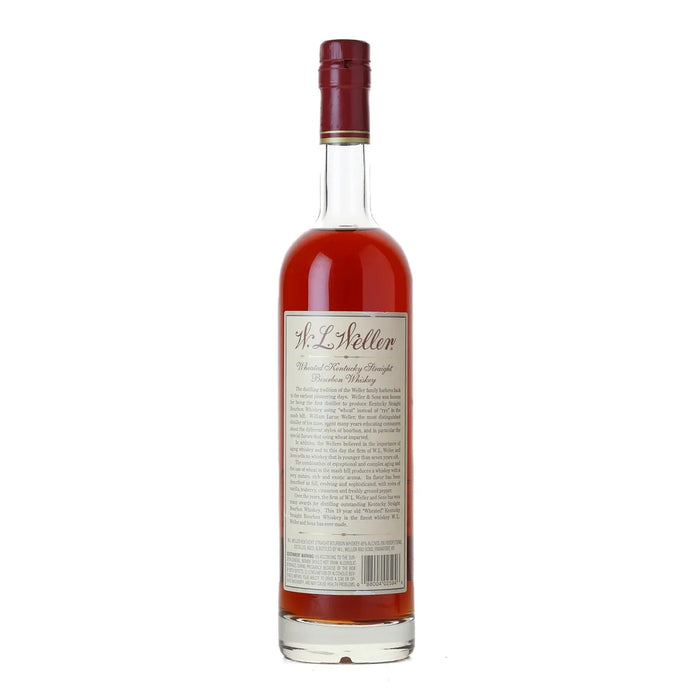 2000 William Larue Weller 19 Year Old Kentucky Bourbon 750ml Back