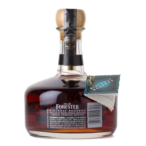 2003 Old Forester Birthday Bourbon Spring Release Back