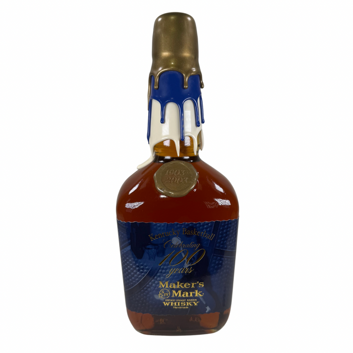 2003 Maker's Mark Kentucky Basketball Celebrating 100 Years Kentucky Straight Bourbon Whiskey 1Lt