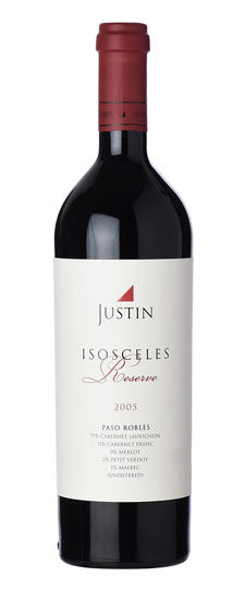 2005 Justin Vineyards & Winery Isosceles Reserve 750ml