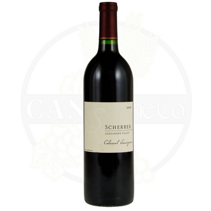 2006 Scherrer Winery Scherrer Vineyard Cabernet Sauvignon 750ml