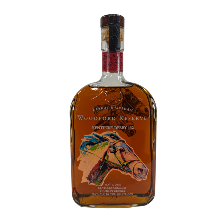 2006 Woodford Reserve Kentucky Derby 132nd Edition Straight Bourbon Whiskey 1Lt- Damaged