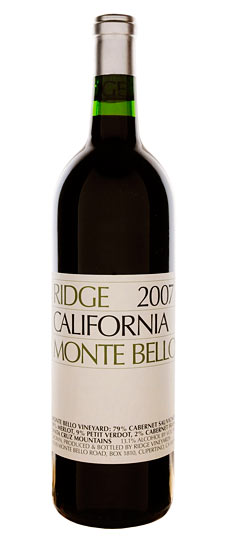 2007 Ridge Vineyards Monte Bello 750ml