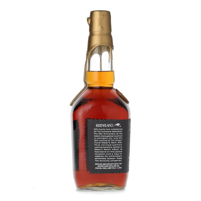 2011 Maker's Mark Keeneland 75th Anniversary Bourbon 1Lt Side 2