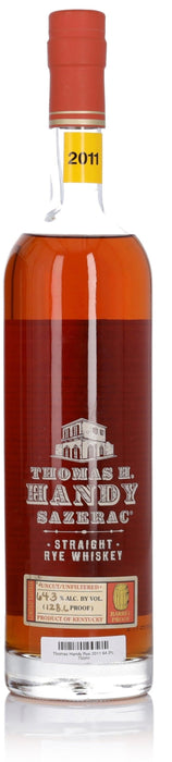 2011 Thomas H. Handy Sazerac Straight Rye Whiskey 750ml