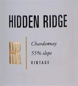 2012 Hidden Ridge 55 Percent Slope Chardonnay 750ml