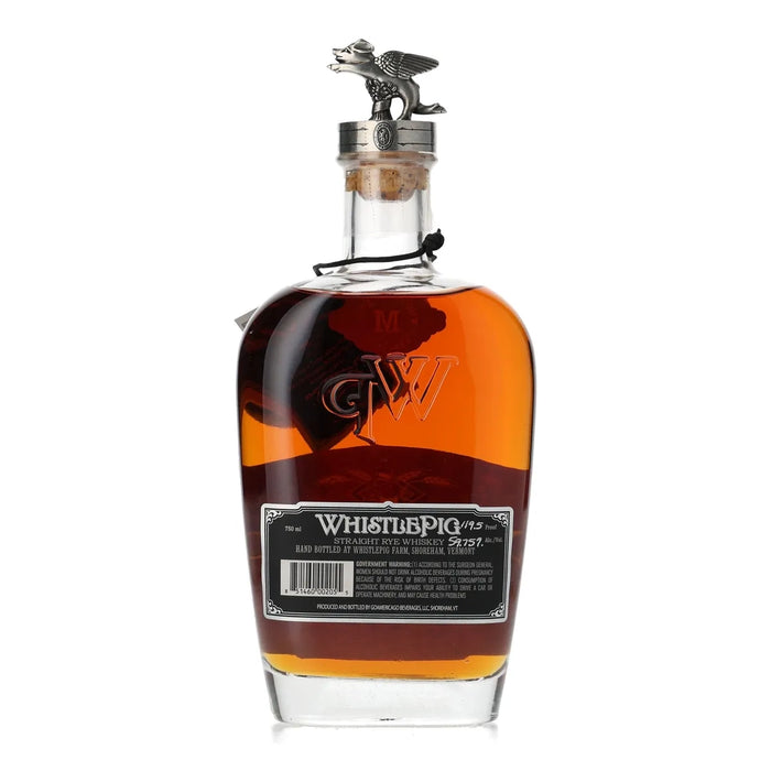 2014 WhistlePig The Boss Hog II The Spirit of Mortimer Straight Rye Whiskey 750ml Back