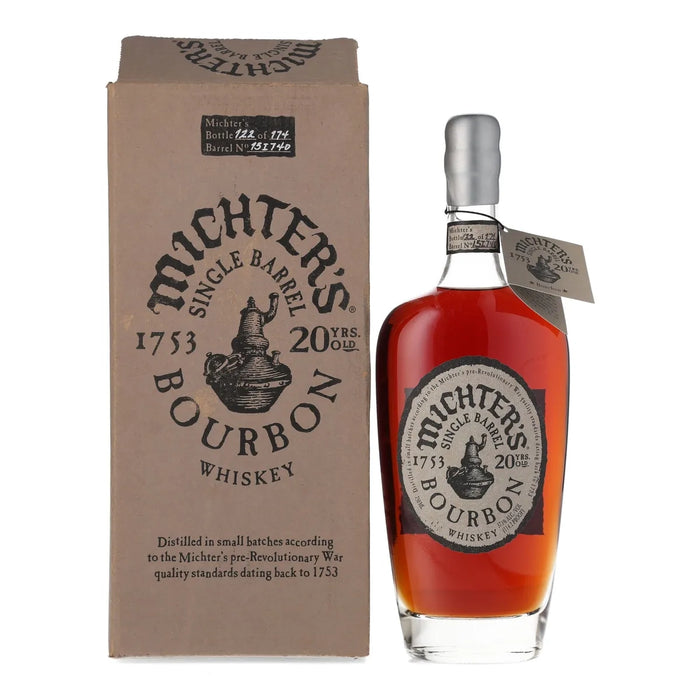 2015 Michter's 20 Year Old Single Barrel Bourbon Whiskey 750ml