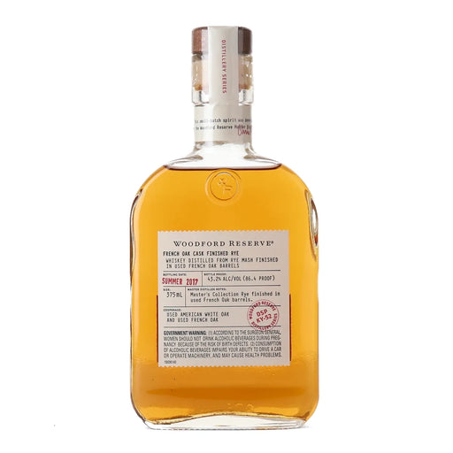 2017 Woodford Distillery Series French Oak Cask Finish Rye 375ml