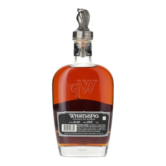 2018 WhistlePig The Boss Hog V The Spirit Of Mauve Straight Rye Whiskey 750ml Back