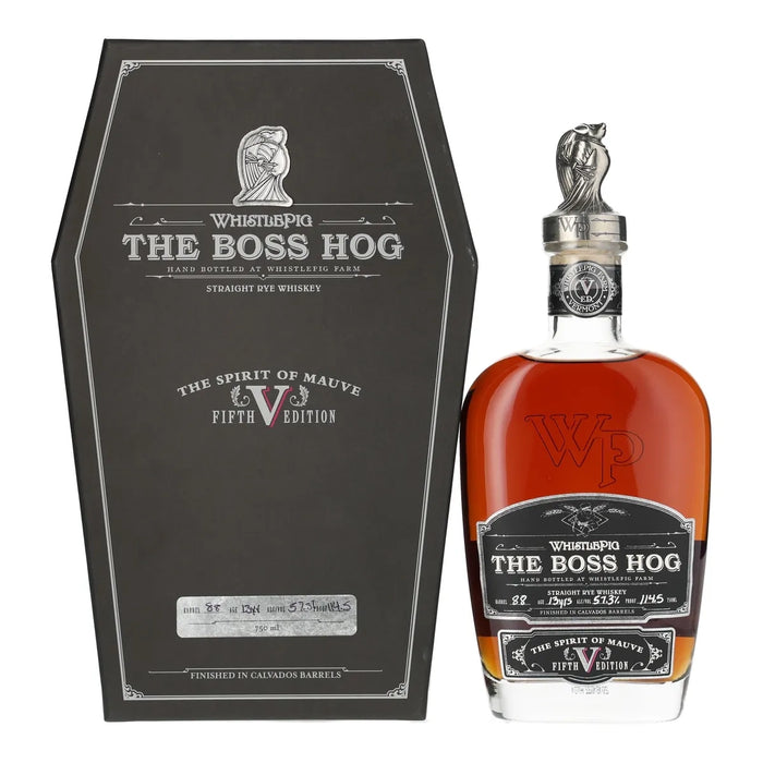 2018 WhistlePig The Boss Hog V The Spirit Of Mauve Straight Rye Whiskey 750ml