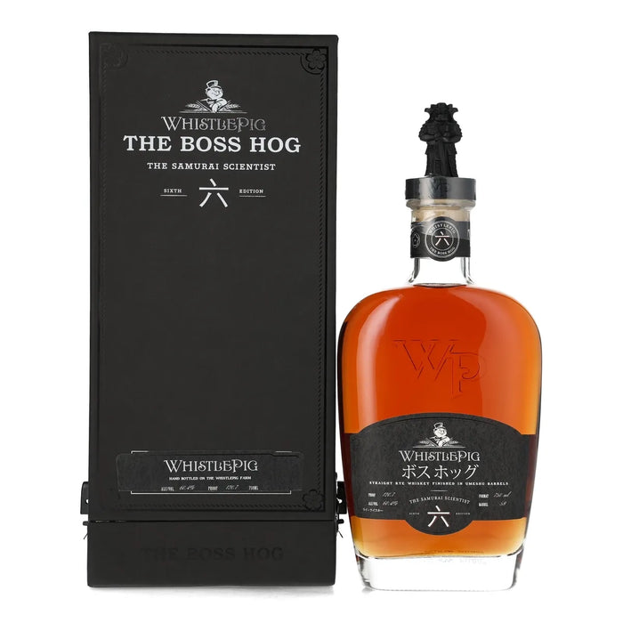 2019 WhistlePig The Boss Hog VI The Samurai Scientist Katakana Edition Straight Rye Whiskey 750ml
