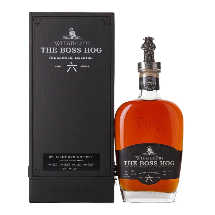 2019 WhistlePig The Boss Hog VI The Samurai Scientist Straight Rye Whiskey 750ml