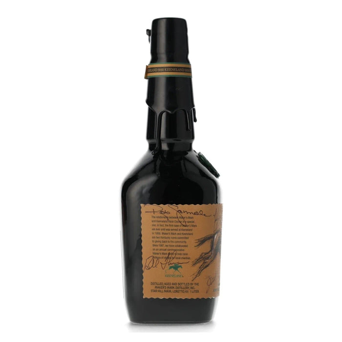2020 Maker's Mark Keeneland Kentucky Bourbon 1Lt Side