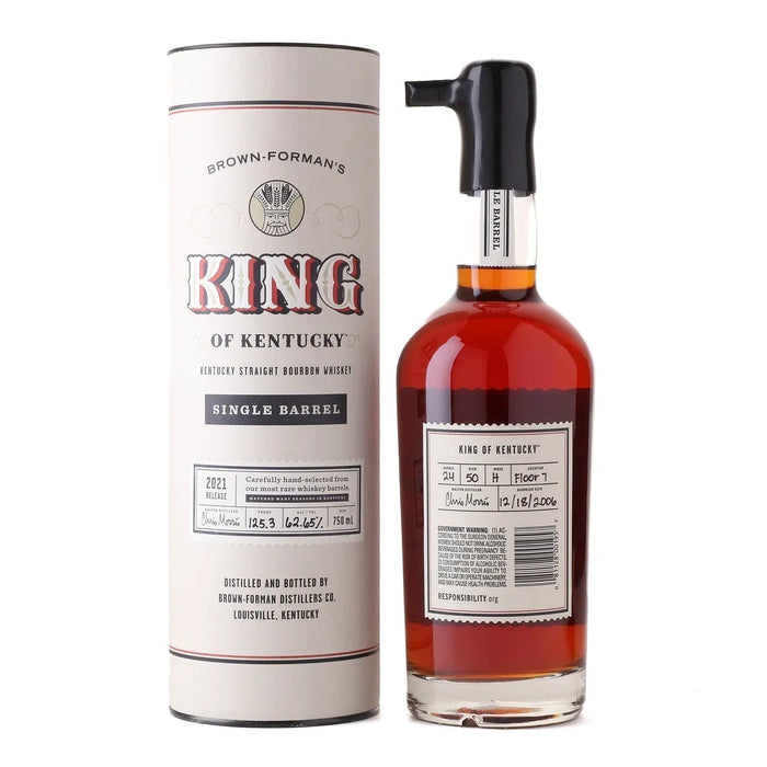 2021 Brown Formans King of Kentucky Single Barrel 14 Year Old 750ml Back
