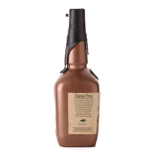 2021 Maker's Mark Black Keeneland Kentucky Bourbon 1Lt Side