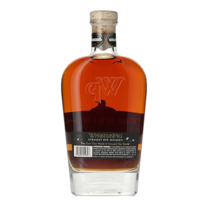 2021 WhistlePig The Boss Hog VIII Lapulapu's Pacific The One That Made It Around The World Straight Rye Whiskey 750ml Back