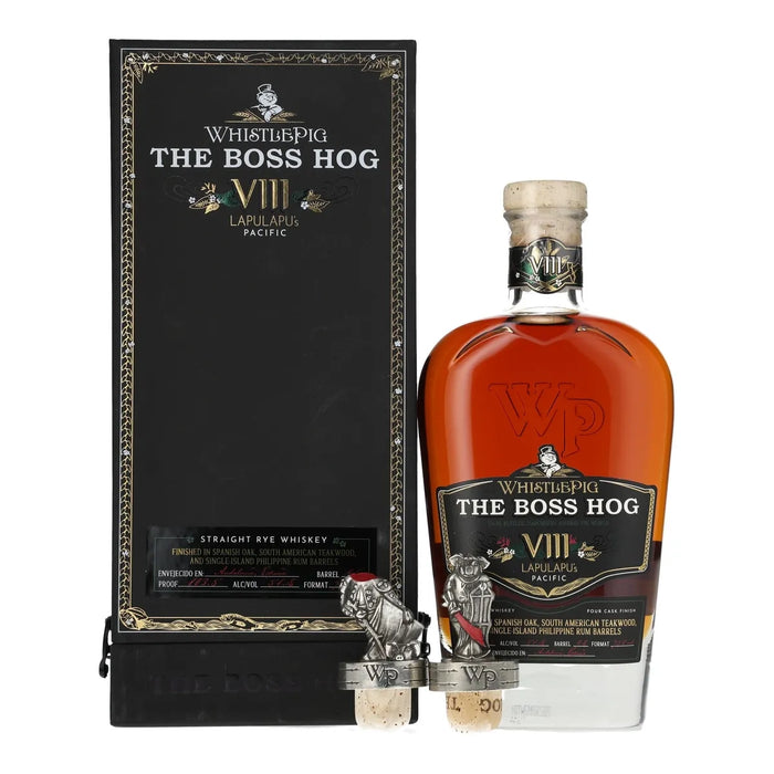 2021 WhistlePig The Boss Hog VIII Lapulapu's Pacific The One That Made It Around The World Straight Rye Whiskey 750ml