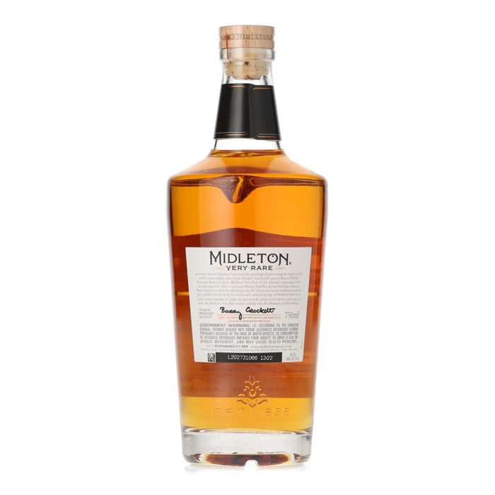 2022 Midleton Very Rare Vintage Blended Irish Whiskey 750ml Back