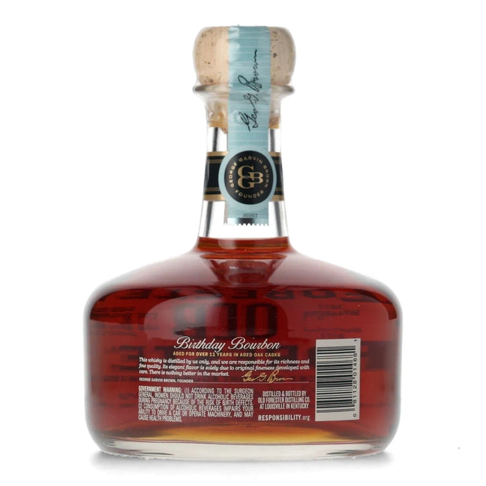 2022 Old Forester 11 Year Old Birthday Bourbon 750ml Back